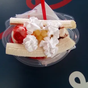 Banana Split at Dairy Queen on White Sage Arc