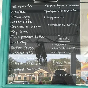 Amish ice cream from the Amish community in Sarasota!