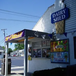 outside