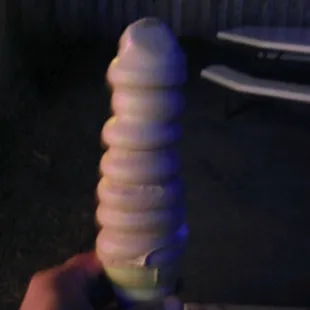 A poorly made cone...They had to make it 3 times because it kept falling over. Seems like a simple task...