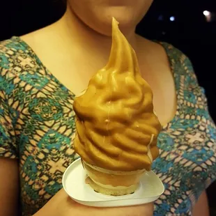Peanut Butter Dipped Cone at Dairy Shed