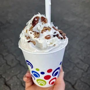 German chocolate small flurry.