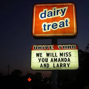 Friends who liked this place were moving out of state. My brother asked them to post this note, and they did:)