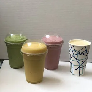 Smoothies and Frothie drinks