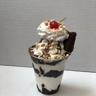 Brownie Hot Fudge Sundae