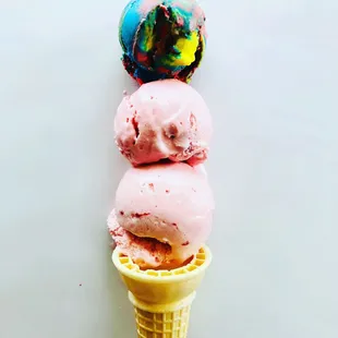 Come try our hard packed play dough, strawberry or bubblegum icecream!