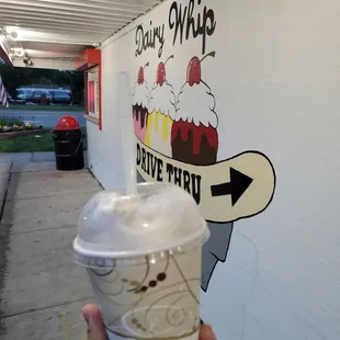 Vegan drumstick flurry with added oreos