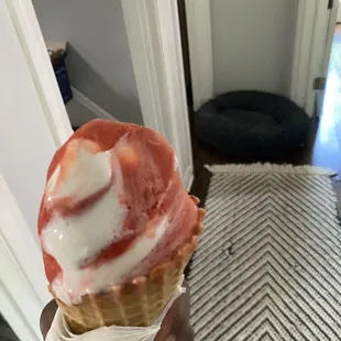 Faygo Rock Rye soft serve