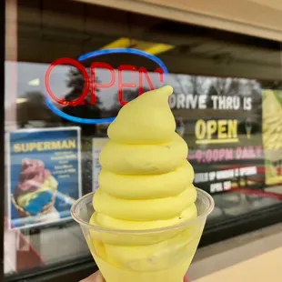 Lemon soft serve