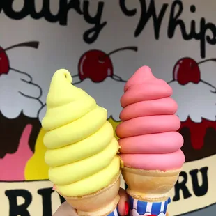 Lemon &amp; Wild Cherry Soft Serve