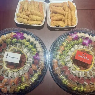 sushi and sashimi, food