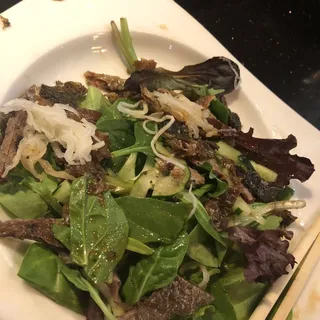 S3. Salmon Skin Salad