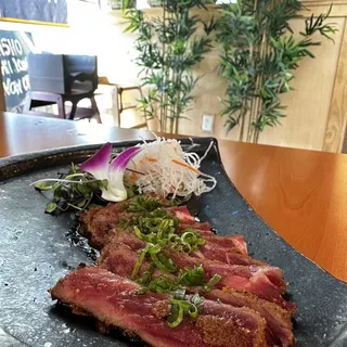 Angus beef tataki