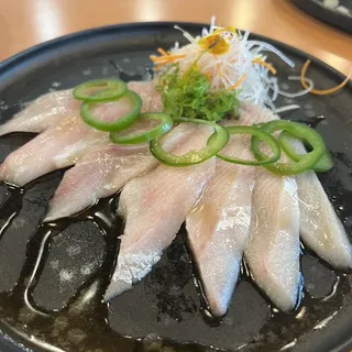 1. Yellowtail with Jalapeno