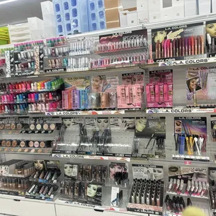 Basic makeup items- Nail polish, facial powder, etc