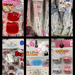 Hello Kitty items (Didn&apos;t see any signs here but by the register it said Sanrio items are limited to 5/day).  Too late!
