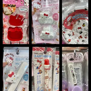 Hello Kitty items (Didn&apos;t see any signs here but by the register it said Sanrio items are limited to 5/day).  Too late!