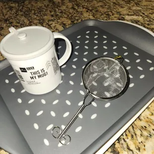 This cup and strainer