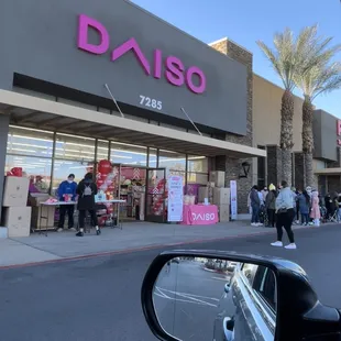 Daiso opening day crowd at Arroyo Market Square