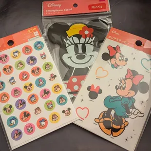 Minnie Cell Phone Holder and Stickers