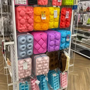 Silicone molds, some that are of Disney characters