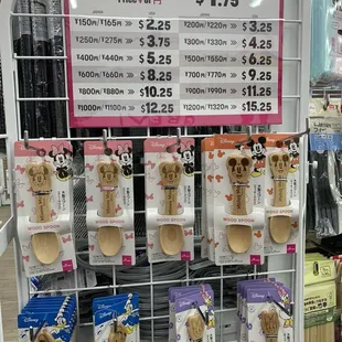 Sign explaining price conversion. Most items $1.75