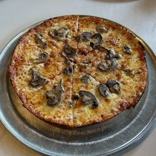Mushroom Pizza ( Great texture &amp; taste )