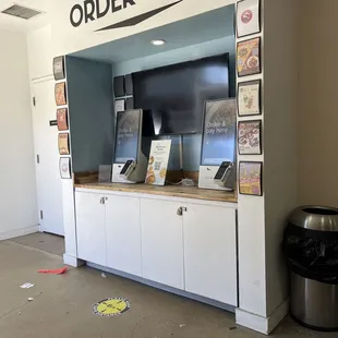 Order kiosk.