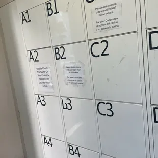 Where you pick up once you get the text that your orders ready!