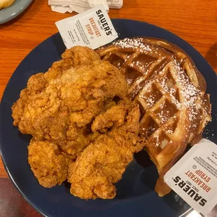 chicken &amp; waffle