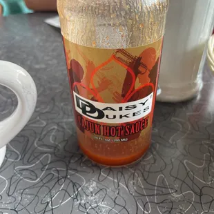 Daisy Dukes Cajun hot sauce!