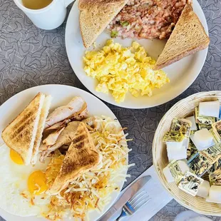 2 Eggs Served Your Way and Corned Beef Hash