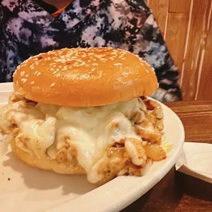 Chicken Philly Cheese Sandwich