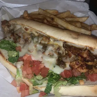 Chicken Philly Cheese Sandwich