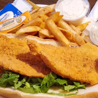 Fried Fish Po Boy