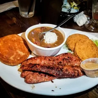 Blackened Alligator Sausage
