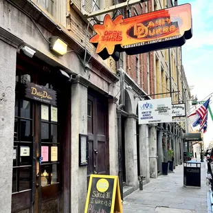 Great breakfast spot, the gumbo and cheese grits were delicious.
