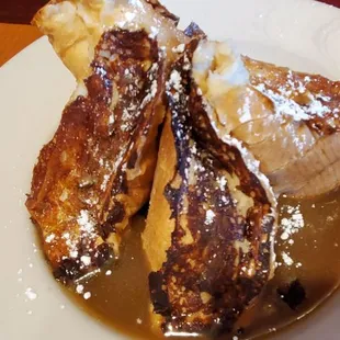 Bananas foster french toast