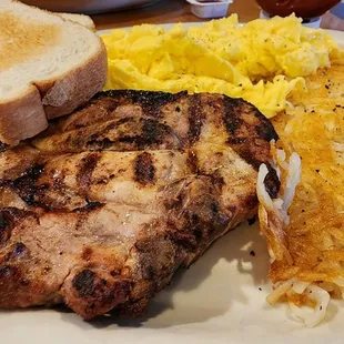 grilled fish, food