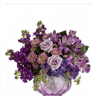 One is what i ordered-purple themed. One is what I received-pink themed. Is it that hard to get a purpke arrangement?