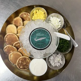 Caviar service