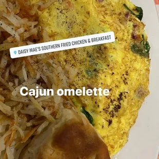 Cajun Omelette