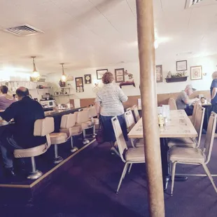 diners sitting at tables