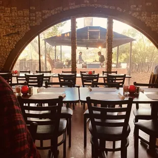 interior, pizza