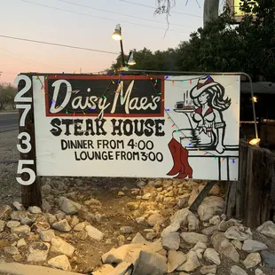 Outside signage