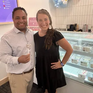 Amy the owner gave us a tour.  The cinnamon roll is my favorite!!