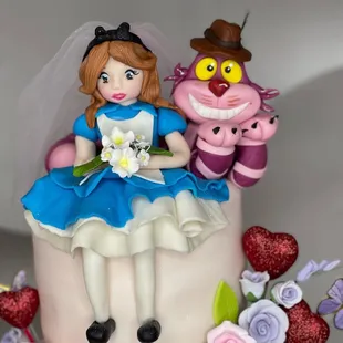 a wedding cake