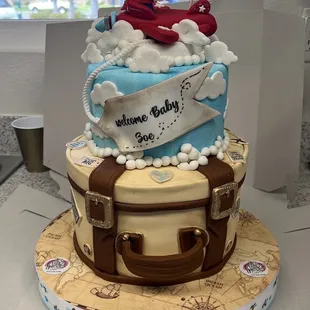 Adventure themed cake