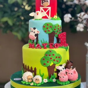 Babies 1st Birthday Cake