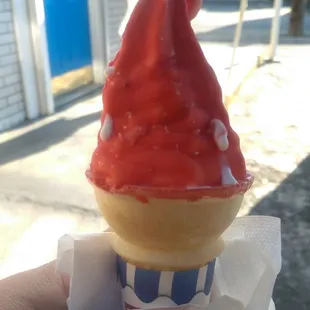 Cherry dip cone